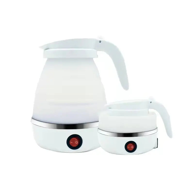 Mini Folding Kettle 0.6L - Portable 600W Water Heater, Silicone Electric Kettle for Home & Travel
