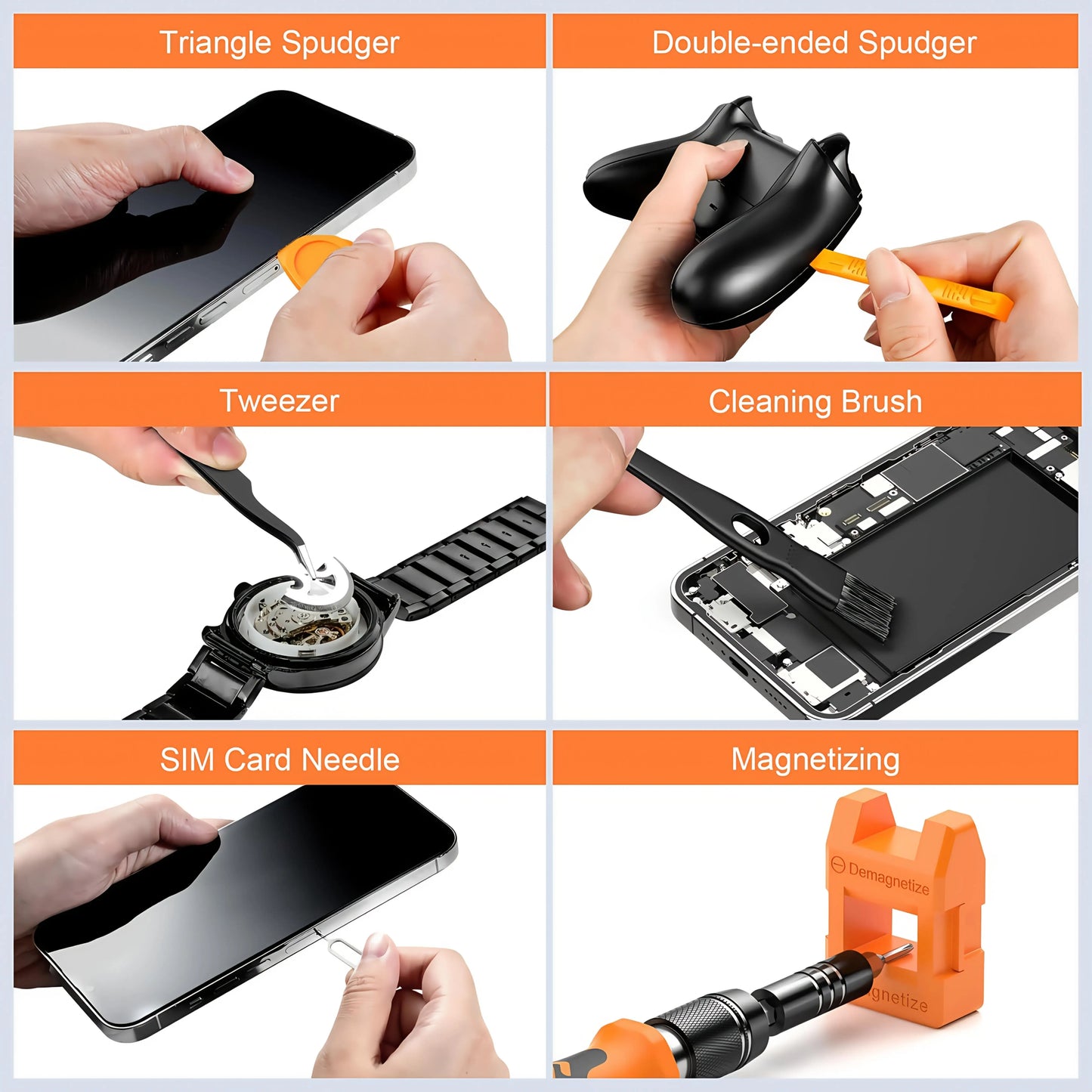 115-in-1 Precision Screwdriver Set - Multi-Bit Repair Tool Kit for iPhone Android Computer Watch and Electronics