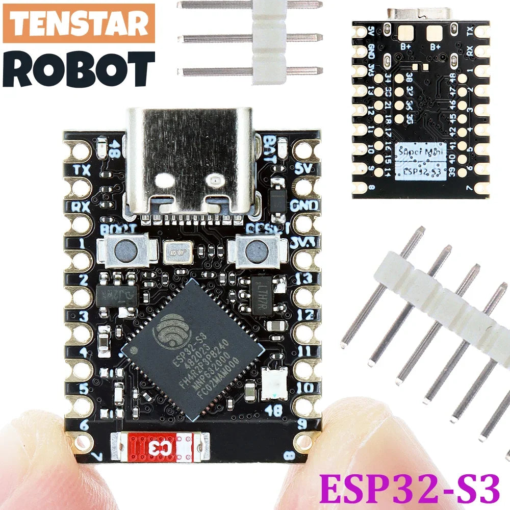 ESP32-S3 SuperMini Development Board - WiFi Bluetooth 5.0 Ultra-Compact Board for Arduino IDE & MicroPython Projects