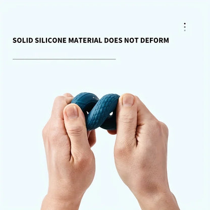 Silicone Hand Grip Strengthener Ring – Forearm & Finger Training for Strength