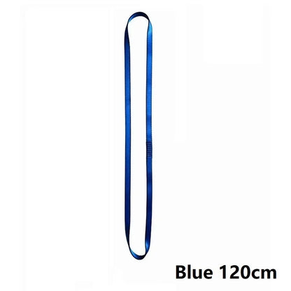22kN Rock Climbing Sling Belt – High Strength Polyester Protective Belt for Professional Outdoor Equipment