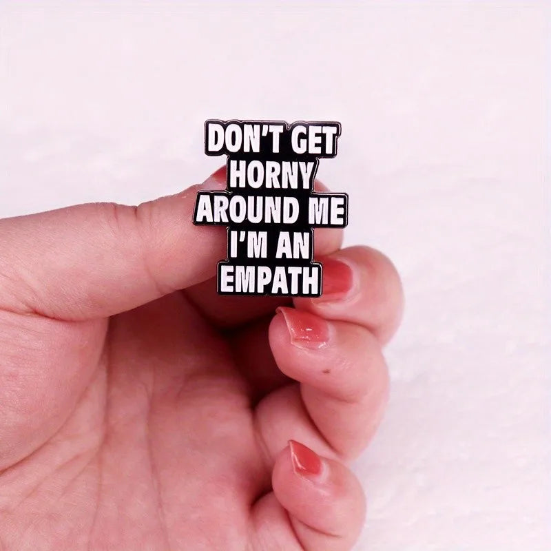 "I Survived Another Meeting" Enamel Pin – Funny English Letter Badge Lapel Pin