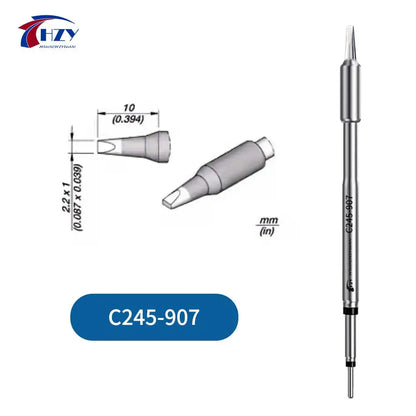 HZY C245 Soldering Iron Tips Set – Universal T245 Compatible Tips for Phone Repair & Soldering Stations