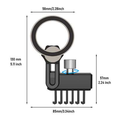 Magnetic Car Vent Phone Mount for Tesla: Fits iPhone 14/13/12 Pro Max/Plus/Mini and All Phones - Compatible with Model 3 and Model Y, Car Accessories