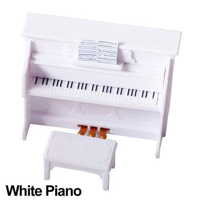 1/12 Miniature Doll Musical Instruments - Piano, Violin, Guitar & More Dollhouse Accessories Collection