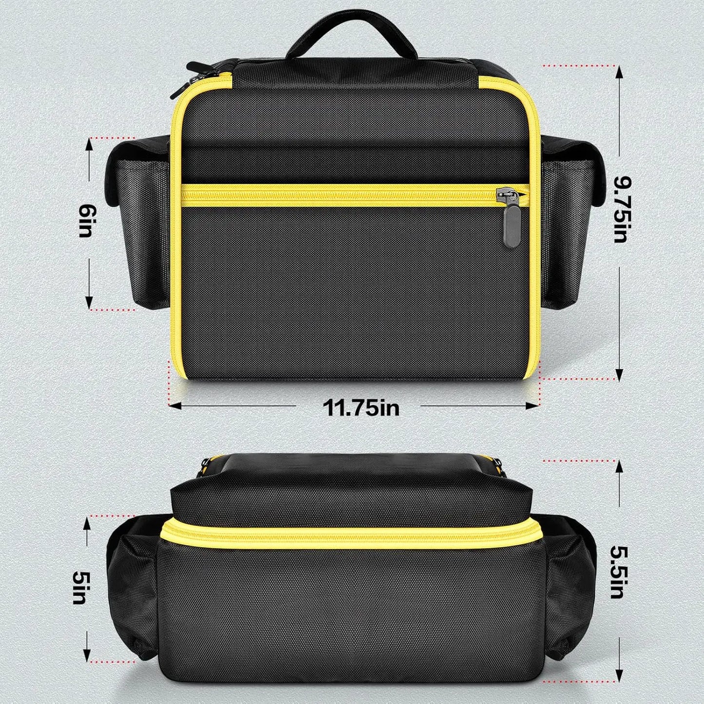 DEWALT 20V MAX Tire Inflator Storage Bag - Protective Air Compressor Carrying Case Organizer for DCC020IB