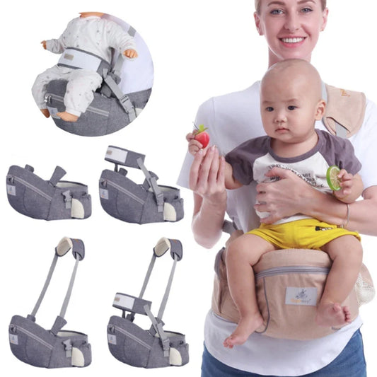 Ergonomic Baby Carrier Hip Seat – Portable Infant Waist Stool Sling, Front-Facing Kangaroo Wrap for Comfortable Baby Wearing Gear