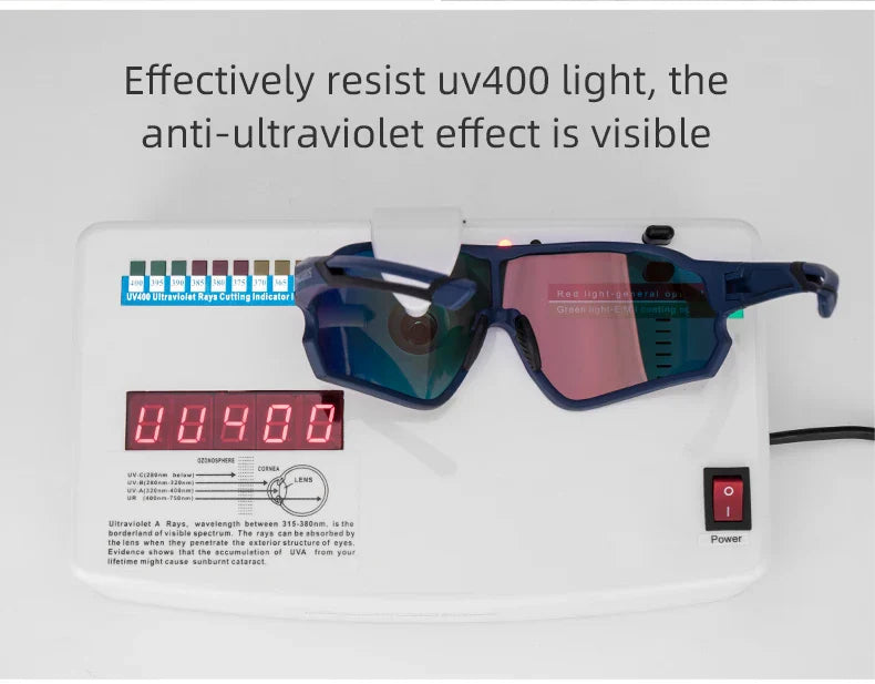 ROCKBROS MTB/Road Bike Glasses – UV400 Polarized Photochromic Cycling Eyewear
