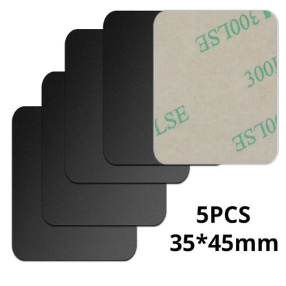 Universal Magnetic Phone Mount Metal Plate - Iron Sheet Sticker for Car Phone Holder Stand
