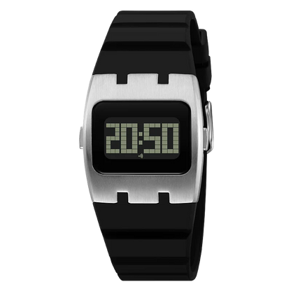 SKMEI 2415 Men’s Digital Watch — Waterproof Luminous Electronic Chronograph with Calendar & Alarm