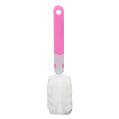 20/30cm Long Handle Bottle Cleaning Brush – Soft Sponge Cleaner for Water Bottles, Glass Cups & Vacuum Flasks Washing Tool