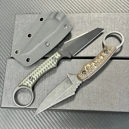 Compact Outdoor Survival Knife - High Hardness Full Steel Camping & Adventure Knife