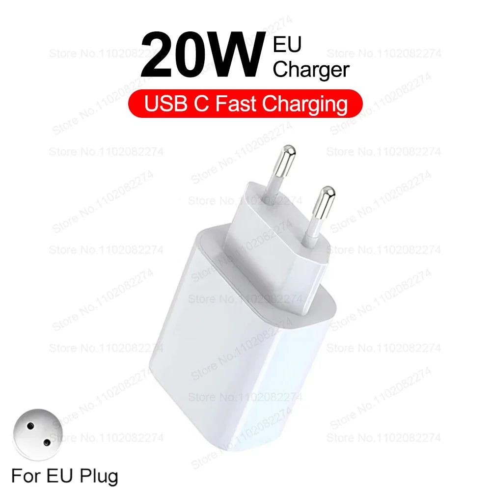 PD 40W Fast Charger - USB-C Charging Cable for iPhone 16/15/14/13/12/11 Pro Max, Plus & iPad Air