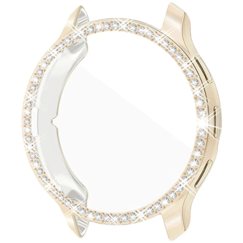 Soft TPU Watch Cover with Imitation Diamond – Electroplated Protective Sleeve Case for Garmin Venu 3/3S
