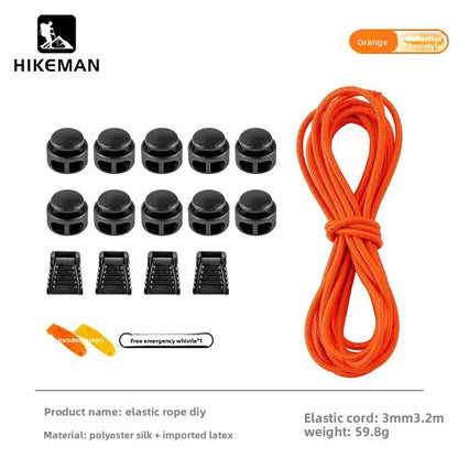 HIKEMAN Adjustable Backpack Expansion Strap - Elastic Buckle Fastener for Outdoor Hiking, Camping & Gear Attachment