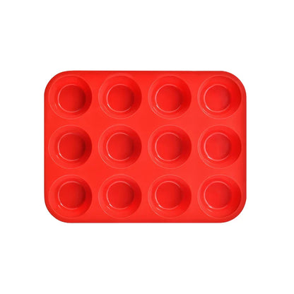 12/24 Hole Silicone Baking Mold - 3D Sphere Chocolate Mold Cupcake Muffin Cake Pan for DIY Dessert Kitchen Tools