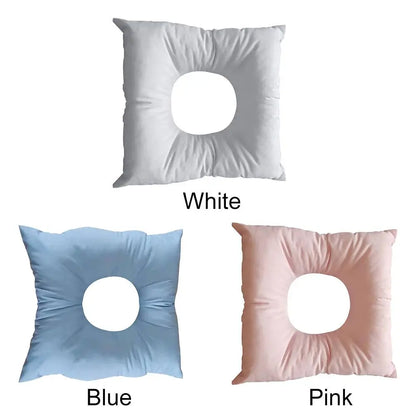 Face Down Massage Pillow Cushion - U Shape SPA Neck Rest with Washable Soft Cotton Pad for Comfort