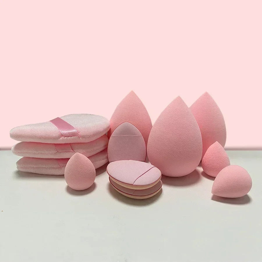 12PCS Velvet Triangle Makeup Sponges – Mini Finger Puffs & Beauty Eggs for Foundation and Liquid Makeup