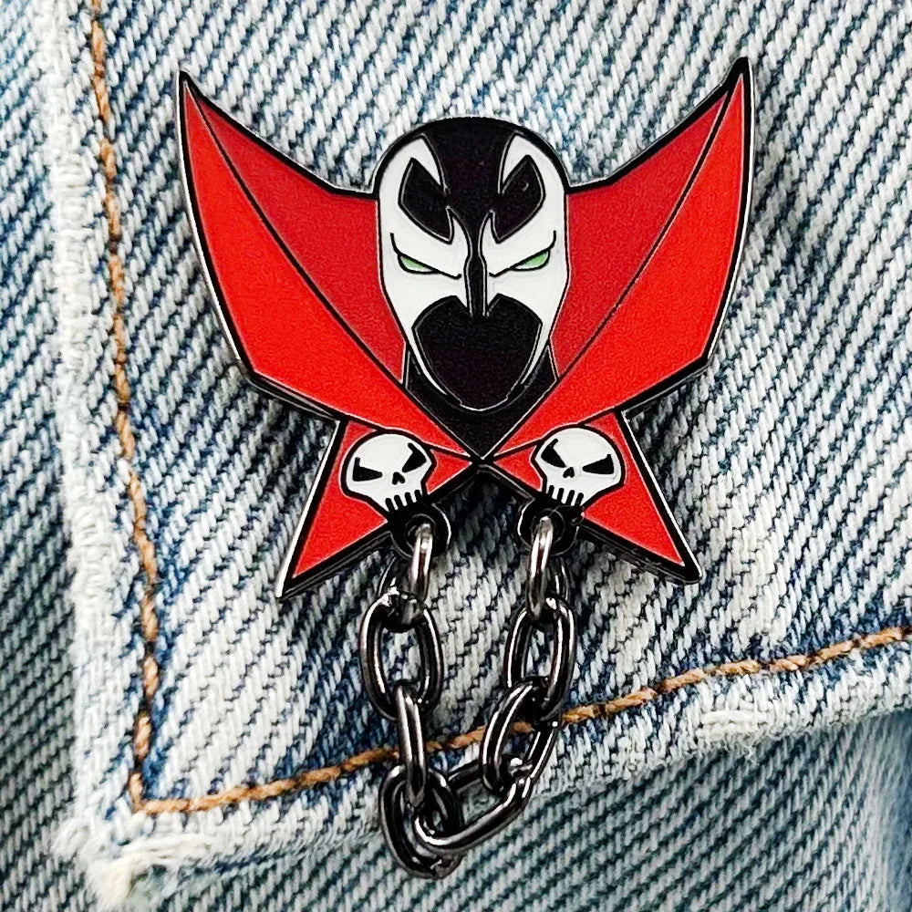 Spawn Al Simmons Badge - Dark Hero Fantasy Comic Collectible Jewelry