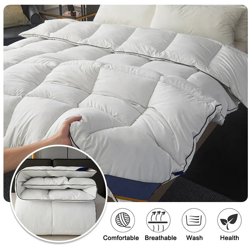 Warm Winter Thick Quilts – Down Filling Comforter for Single, Double & Couple Beds, 150x200cm