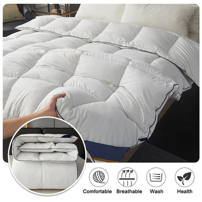Warm Winter Thick Quilts – Down Filling Comforter for Single, Double & Couple Beds, 150x200cm