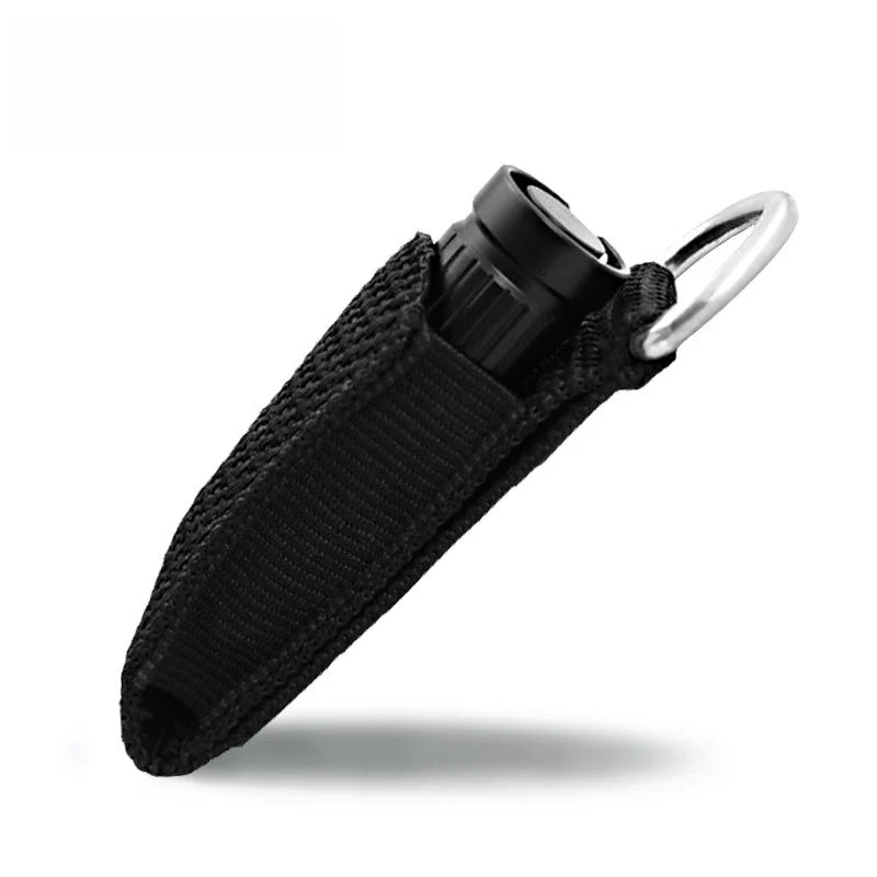 Molle Flashlight Holster - Nylon Tactical Torch Pouch Belt Holder for T305 T309 T410 Camping Outdoor EDC Tools