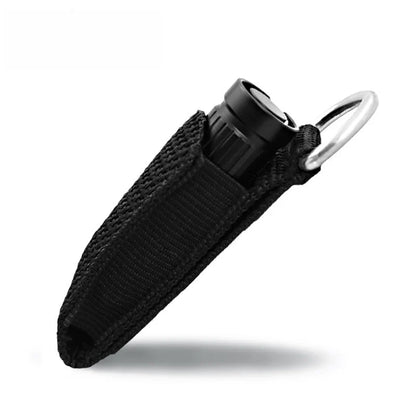 Molle Flashlight Holster - Nylon Tactical Torch Pouch Belt Holder for T305 T309 T410 Camping Outdoor EDC Tools