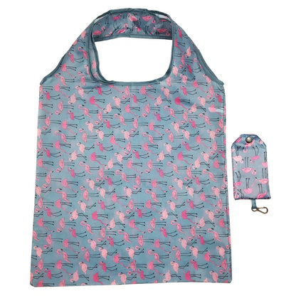 Foldable Reusable Shopping Bag - Eco-Friendly Shopper and Storage Organizer for Groceries, Vegetables - Ideal Women's Travel Tote
