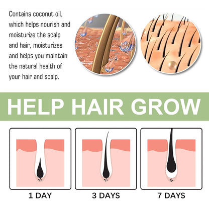 Herbal Hair Growth Oil 100ml - Rosemary Scalp Care Oil for Hydration & Hair Repair