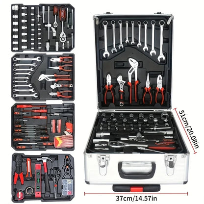 899-Piece Professional Tool Kit - Portable Multi-Function Toolbox for Home, Car Repairs & DIY Projects