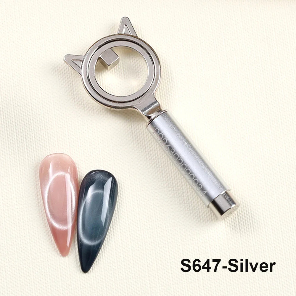 Cat Eye Nail Art Magnetic Tool Set - Halo Cat Eye Nail Design Magnet for DIY Manicure and Home Nail Art
