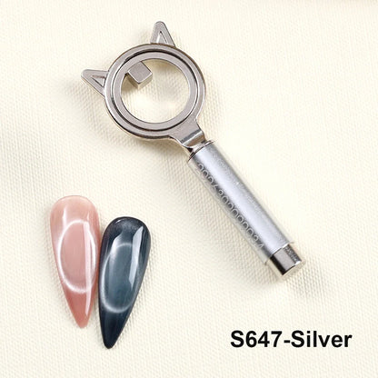 Cat Eye Nail Art Magnetic Tool Set - Halo Cat Eye Nail Design Magnet for DIY Manicure and Home Nail Art