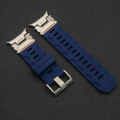 Soft Silicone Loop Strap for Samsung Galaxy Watch Ultra 47mm – Luxury Sports Band with Curved End for Men