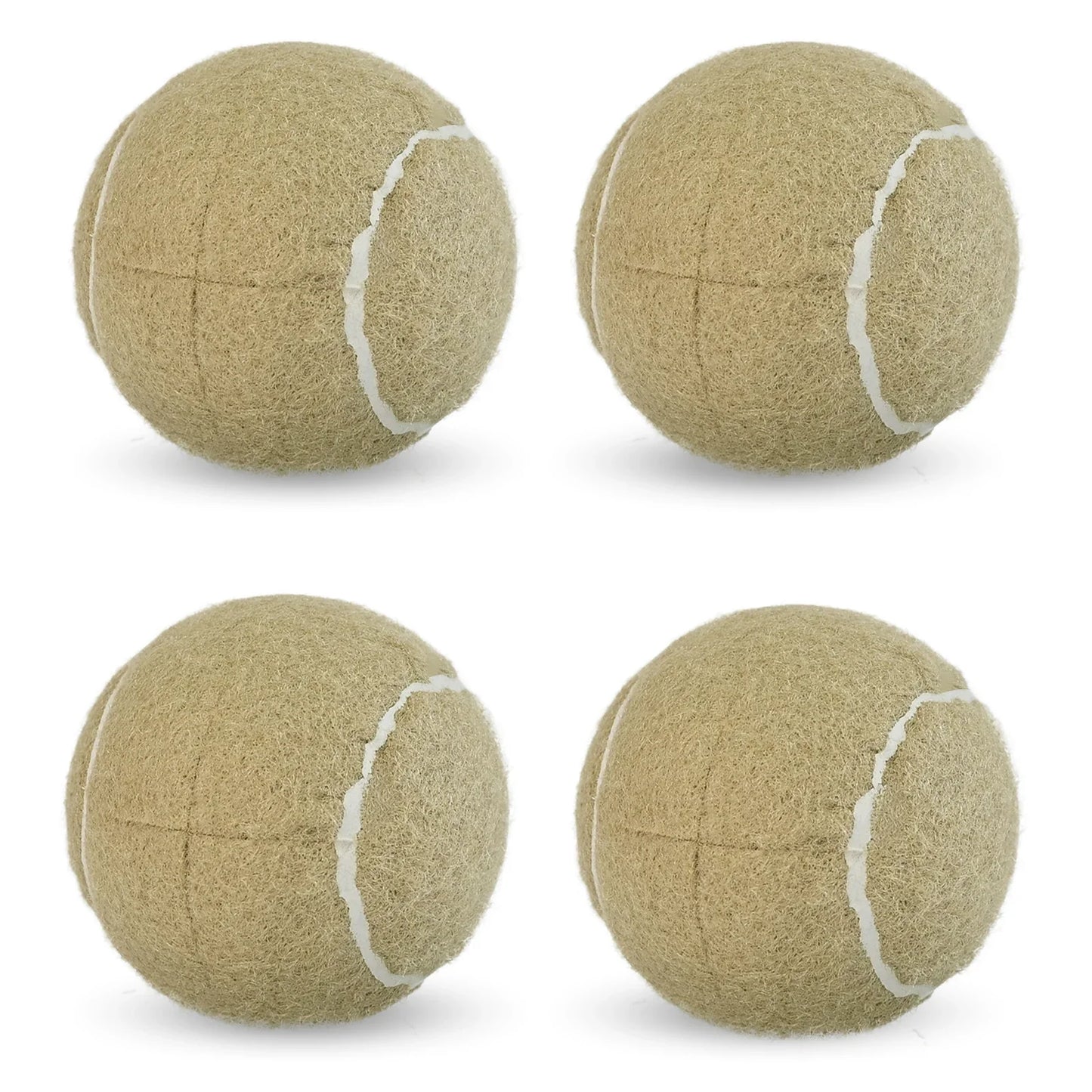 4pcs Precut Walker Tennis Balls – Heavy Duty Felt Pads for Furniture Legs & Floor Protection