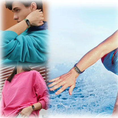 Waterproof Silicone Sport Strap for Xiaomi Mi Band 9/8/NFC – Replacement Smart Bracelet Accessory