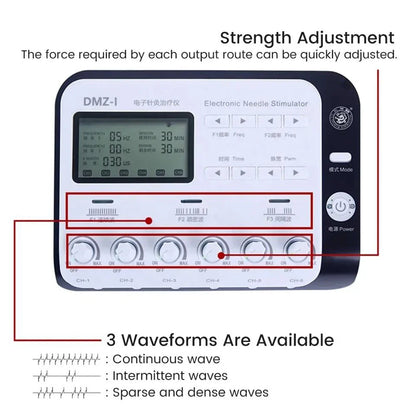 TENS Acupuncture Muscle Stimulator – Neuromuscular Massager for Pain Relief & Acupoint Stimulation, Home Use
