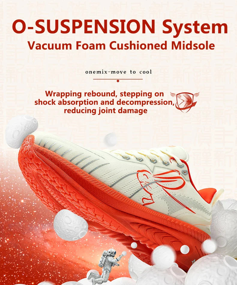 ONEMIX 2024 Men's Running Shoes – Non-Slip, Breathable, Lightweight Cushion Sneakers for Outdoor Sports