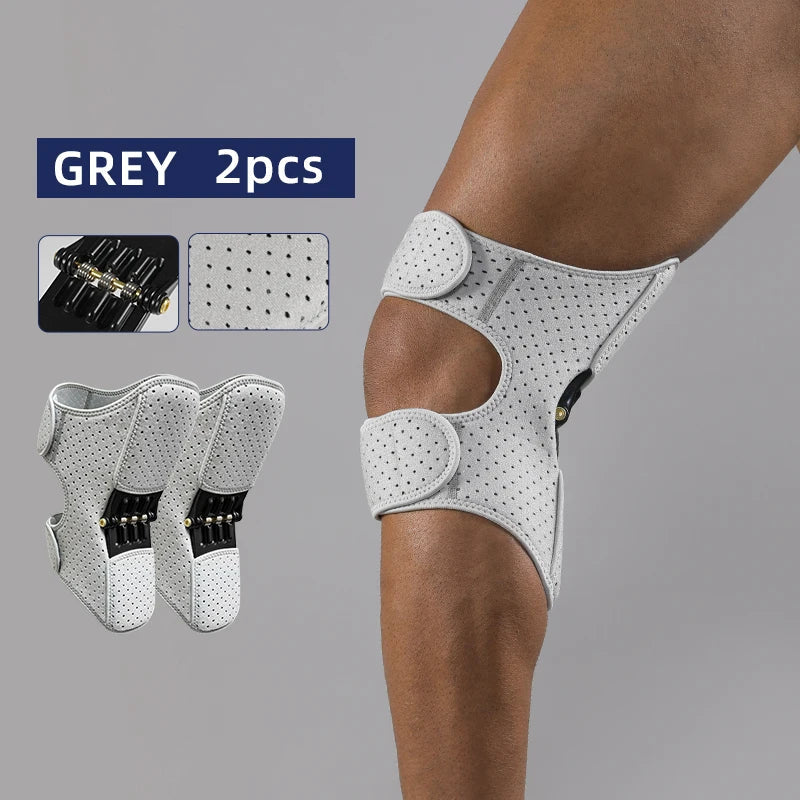 VBOSi Adjustable Knee Brace – Triple-Spring Rebound Stabilizer for Men & Women, Sports Training and Squat Support