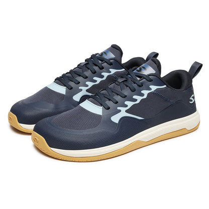 HOBIBEAR Unisex Walking Sneakers – Lace-Up Hiking & Running Shoes for Men & Women, Outdoor Artificial Leather Trainers
