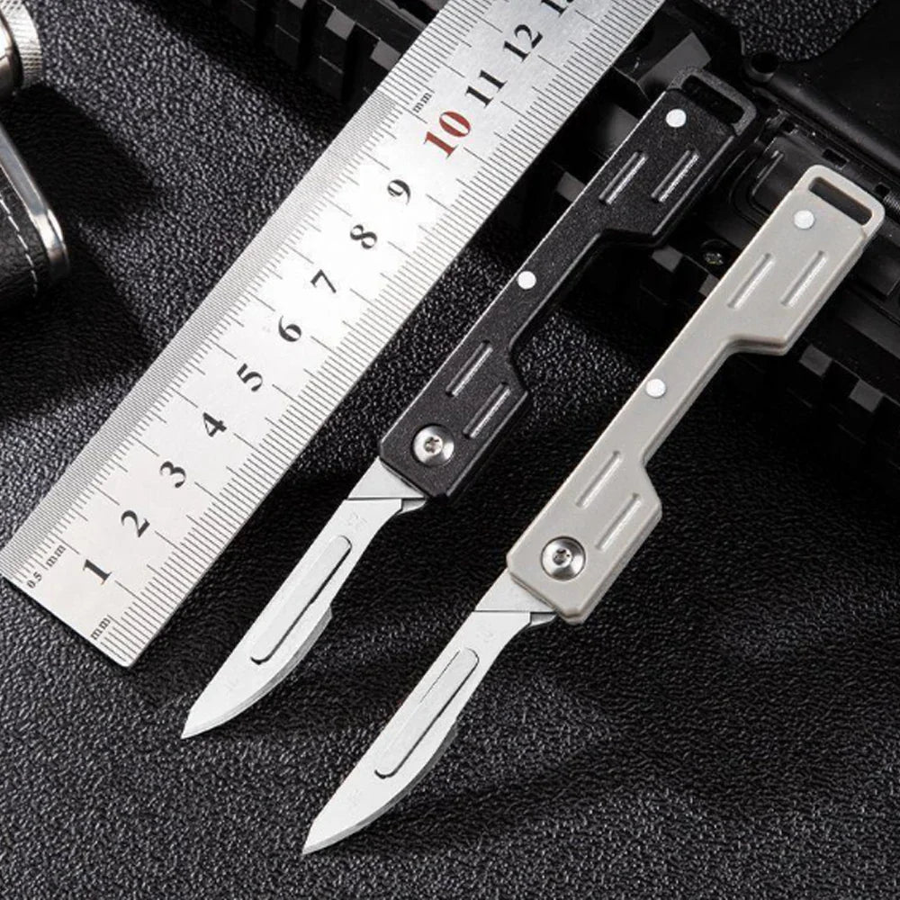 Mini Folding Scalpel Knife – Precision EDC Pocket Knife for Medical, Outdoor, and Unpacking Tasks