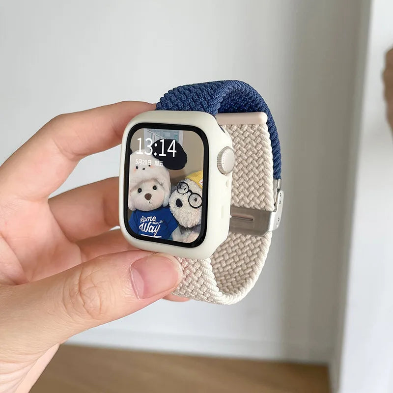 Candy Silicone Apple Watch Case & Strap - Protective Band Cover for Series 11 10 9 8 7 SE 6 5 4 Ultra 49mm 45mm 41mm 44mm 40mm