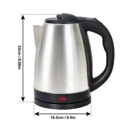 2L Stainless Steel Electric Kettle | 1500W Smart Whistle Kettle for Tea & Coffee