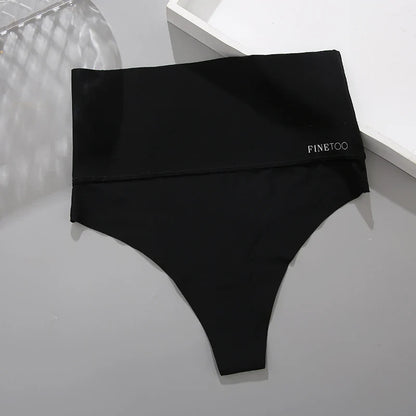 4PCS Seamless Ice Silk Panties Set for Women – Low Waist G-String, Soft Ultra-Thin Sexy Underwear Briefs