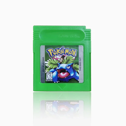 Pokémon GBC 16-Bit Game Cartridges – Red, Blue, Crystal, Gold, Silver, Green & Yellow for Game Boy Color