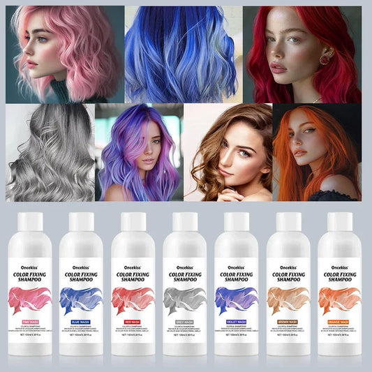 Color Hair Dye Shampoo - Long-Lasting Hair Color Treatment for Parties, Outdoor Events & Daily Use