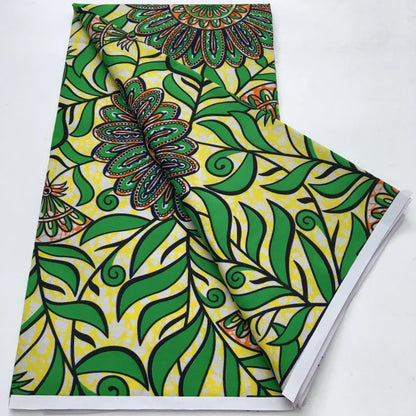 African Wax Print Fabric - Nigerian Ankara Batik Dutch Fabric for Women’s Dresses & Sewing Materials