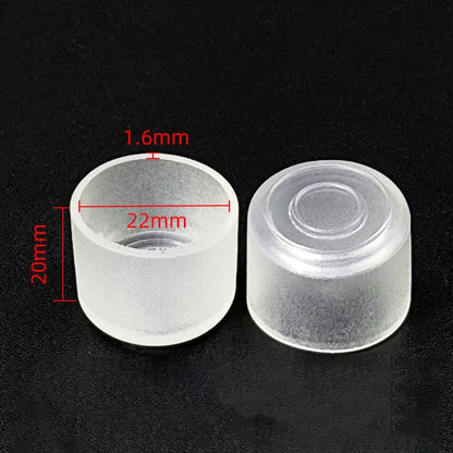 Transparent Silicone Furniture Leg Protectors - Round Chair & Table Foot Covers for Scratch Prevention