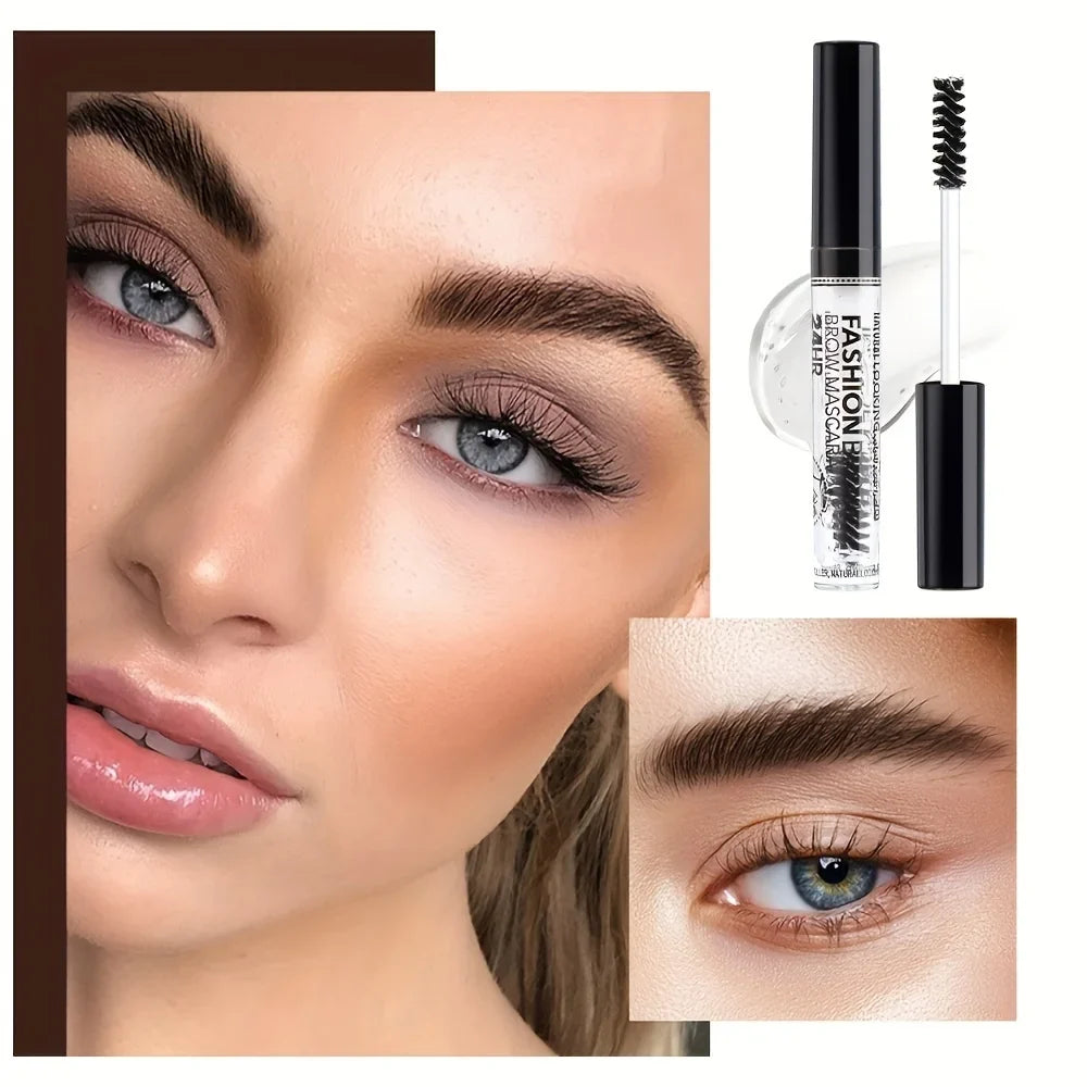 Transparent Eyelash Serum Gel - Waterproof Lash Enhancing & Nourishing Treatment for Fuller-Looking Lashes