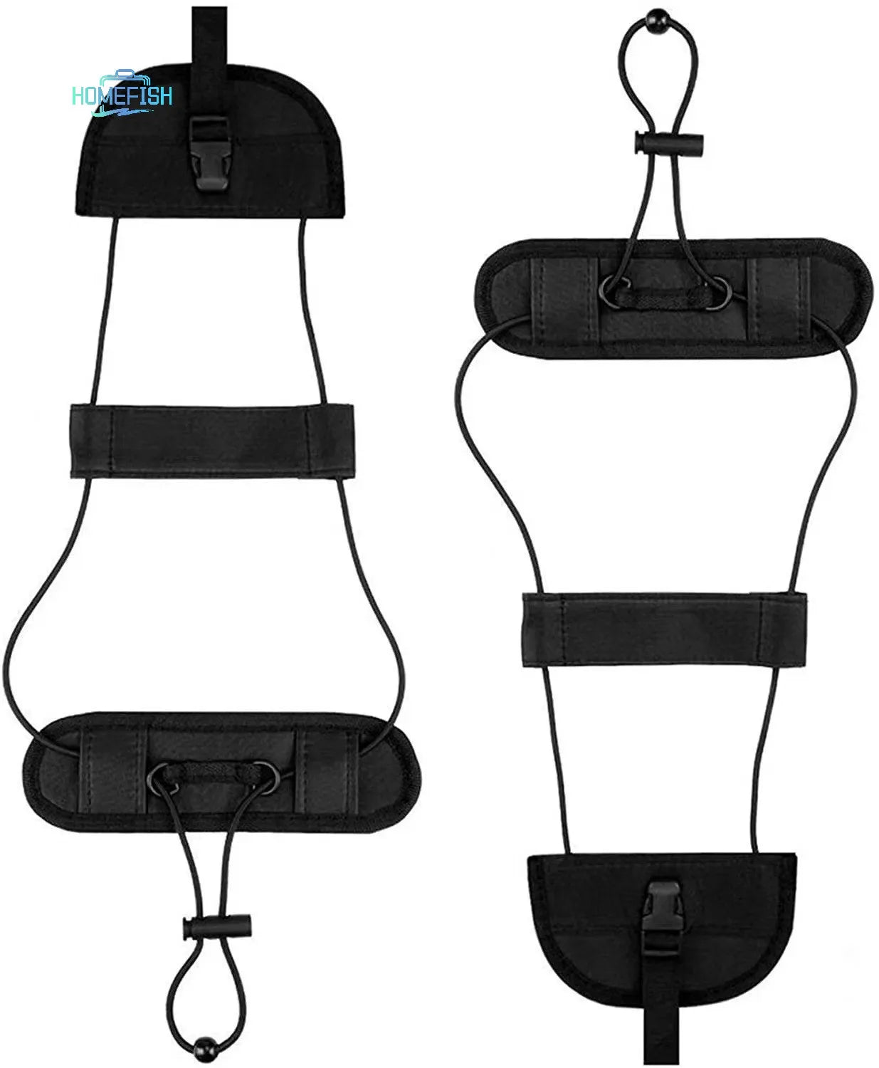 Black Nylon Cam Buckle Tie Down Strap - Adjustable Cargo Lashing Belt for Travel, Camping & Secure Transport