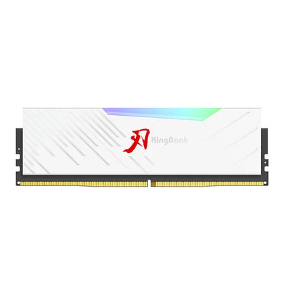 KingBank DDR5 RGB White Memory – 16GBx2/32GB 6800MHz Hynix A-Die UDIMM Dual Channel for Desktop PC